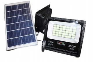 Uličná lampa - Pouličné svietidlo 300 W 25000 lm na batérie, solárne